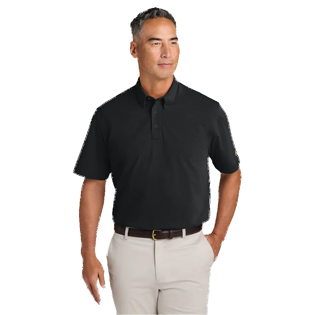 Brooks Brothers Deep Black Men's Pinpoint Pique Dress Polo sold by Merchology product image thumbnail 3