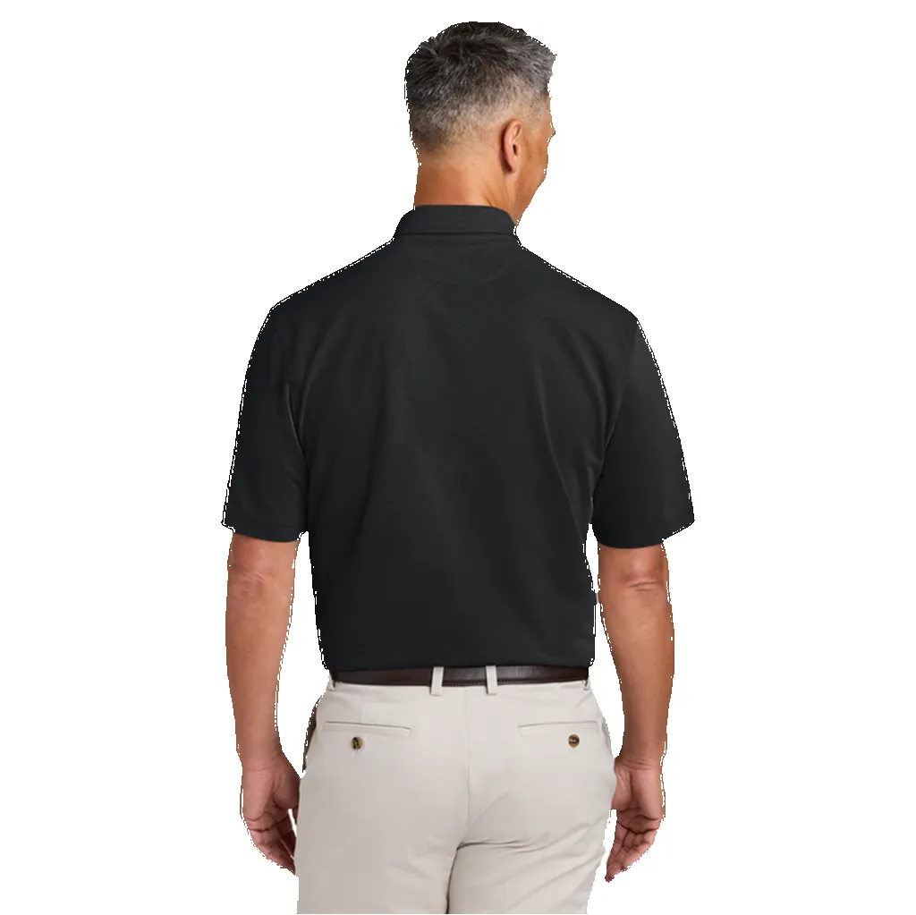 Brooks Brothers Deep Black Men's Pinpoint Pique Dress Polo sold by Merchology product image thumbnail 4