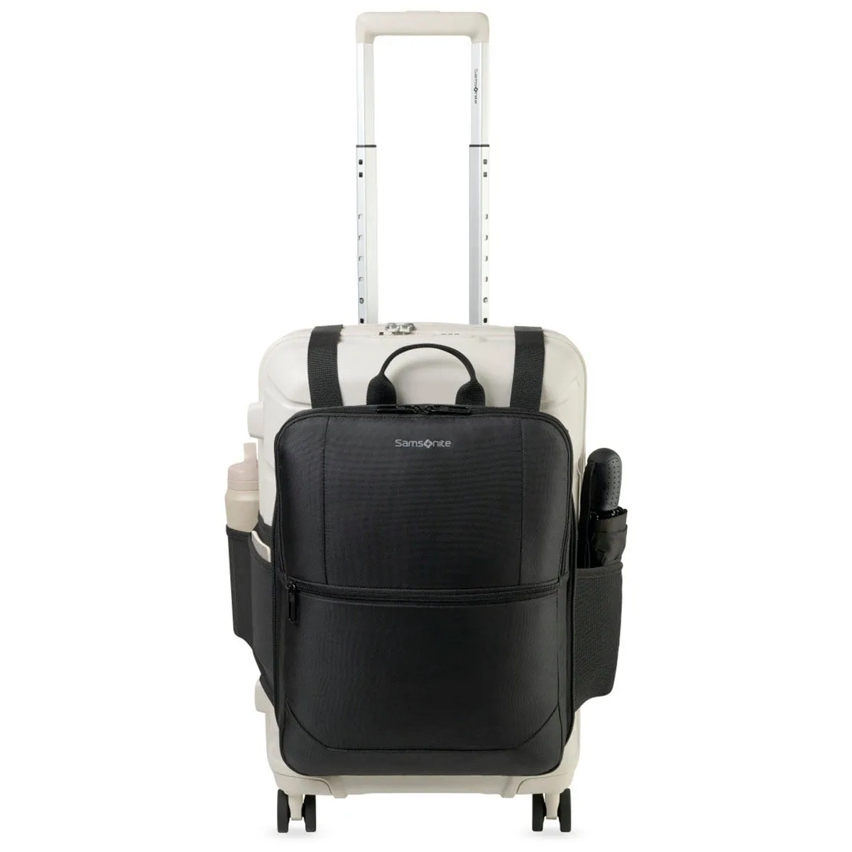 Samsonite Stone Grey Outline Pro Carry-On and Convertible Backpack Set sold by Merchology