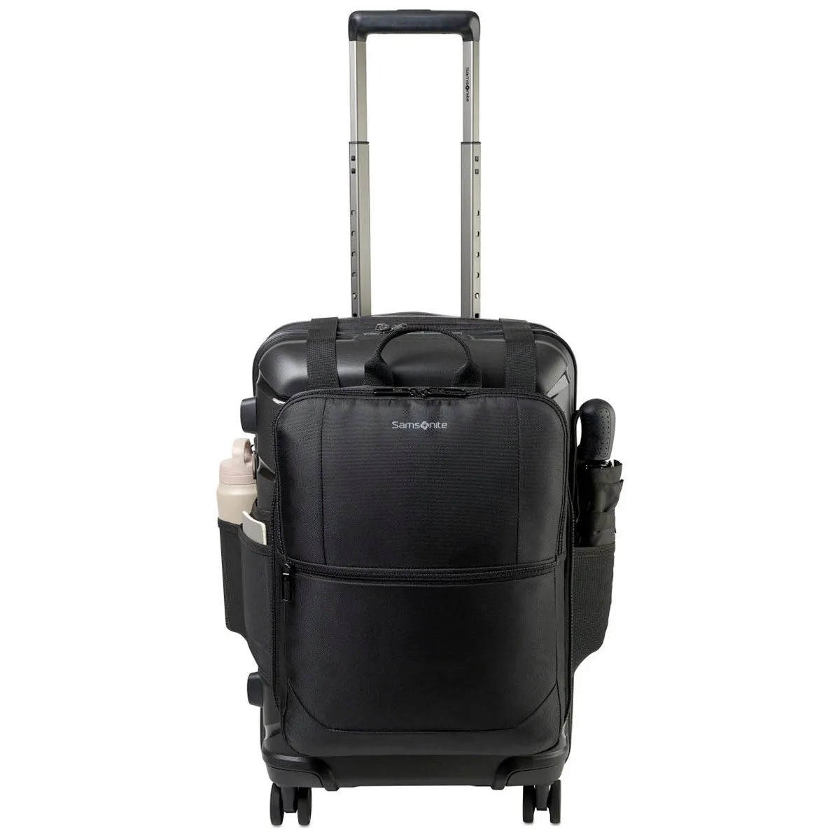 Samsonite Midnight Black Outline Pro Carry-On and Convertible Backpack Set sold by Merchology