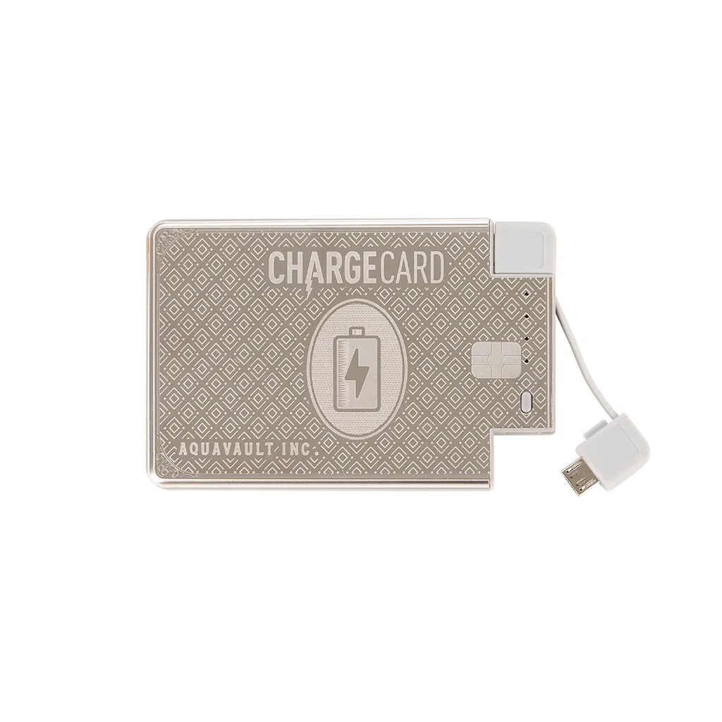 AquaVault Platinum ChargeCard Power Bank 2,300 mAh sold by Merchology product image thumbnail 3