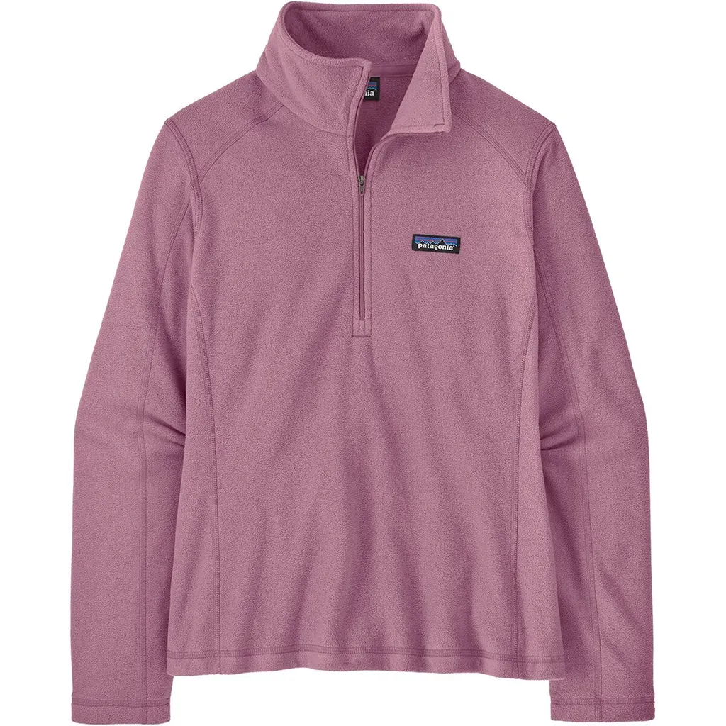 Patagonia Women's Light Violet Micro D 1/4-Zip sold by Merchology
