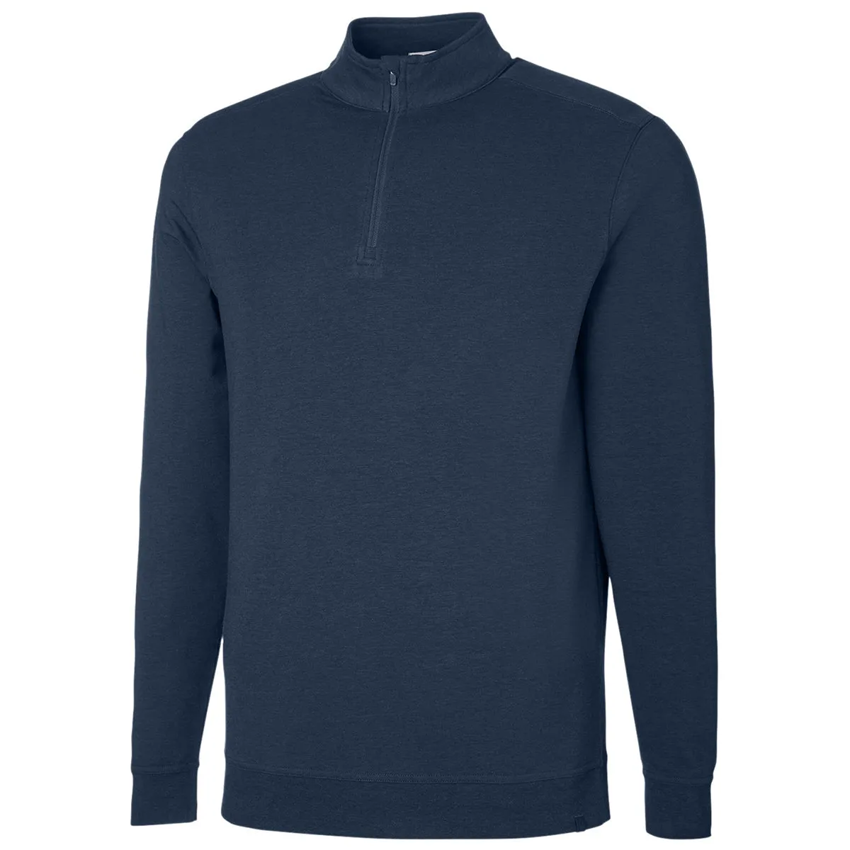 tasc Men's Classic Navy Cloud French Terry Quarter-Zip sold by Merchology product image thumbnail 3
