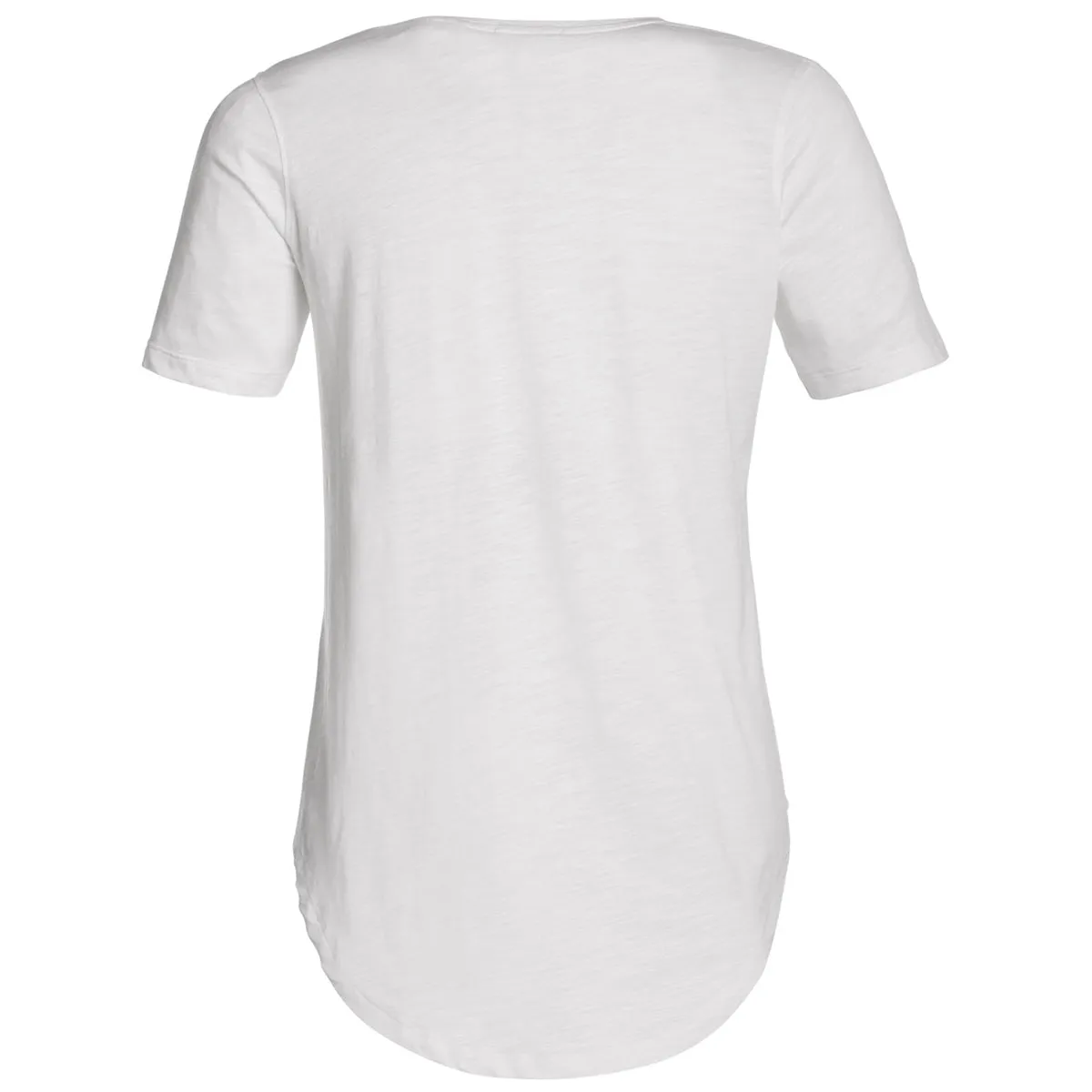 tasc Women's White Longline T-Shirt sold by Merchology product image thumbnail 2