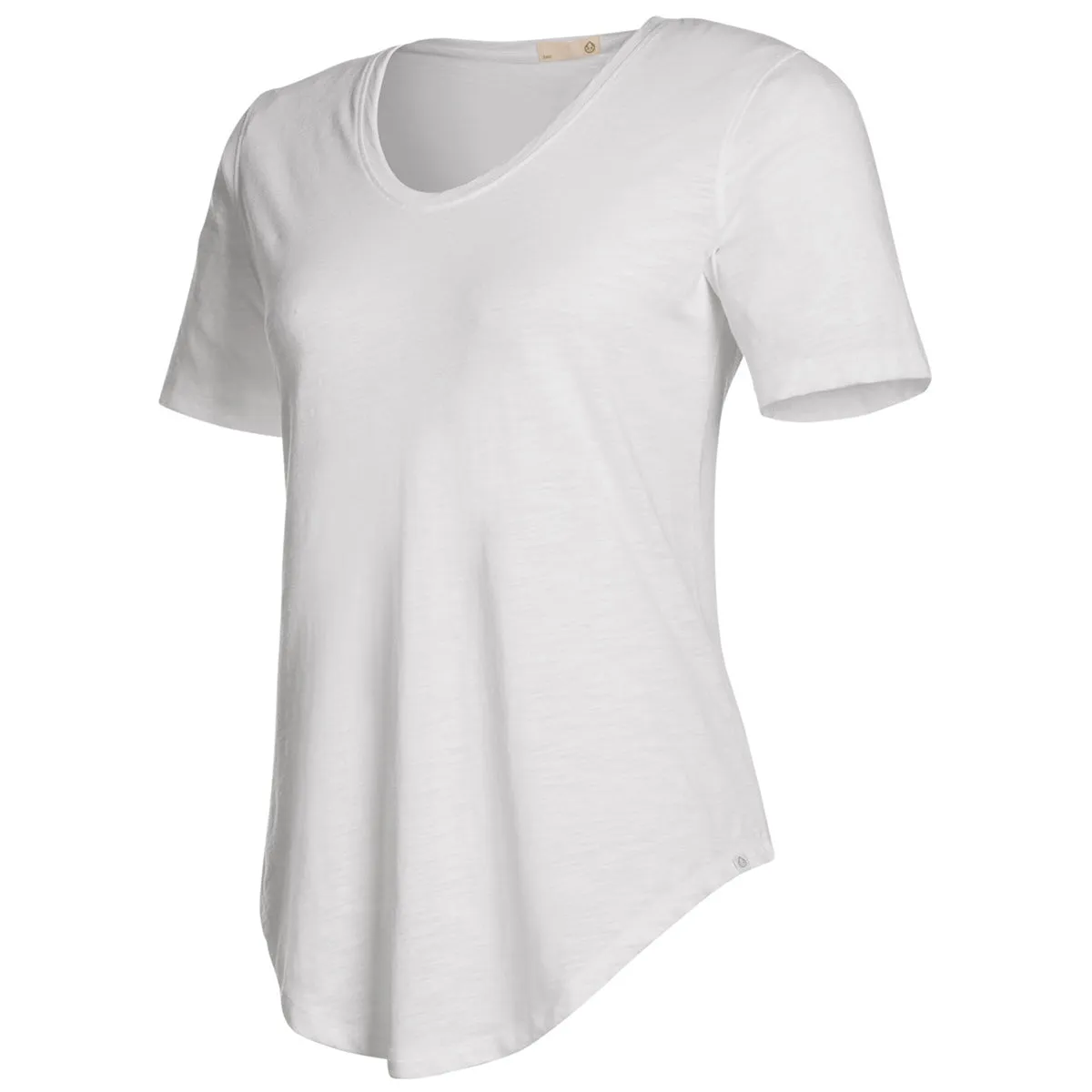 tasc Women's White Longline T-Shirt sold by Merchology product image thumbnail 3