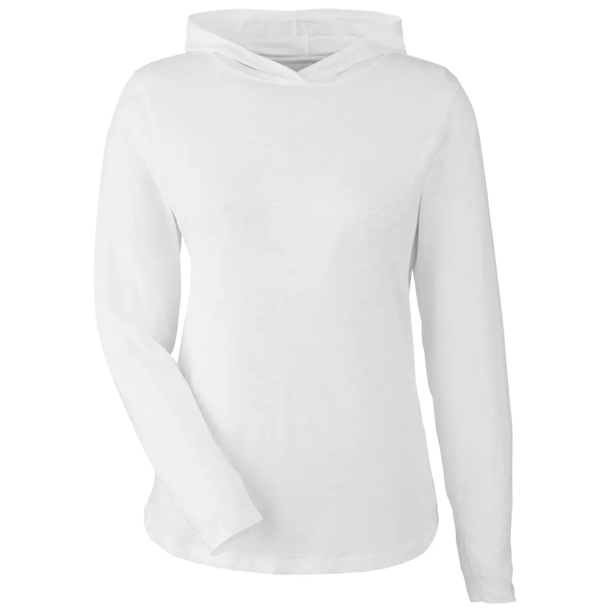 tasc Women's White Recess Hooded Pullover sold by Merchology