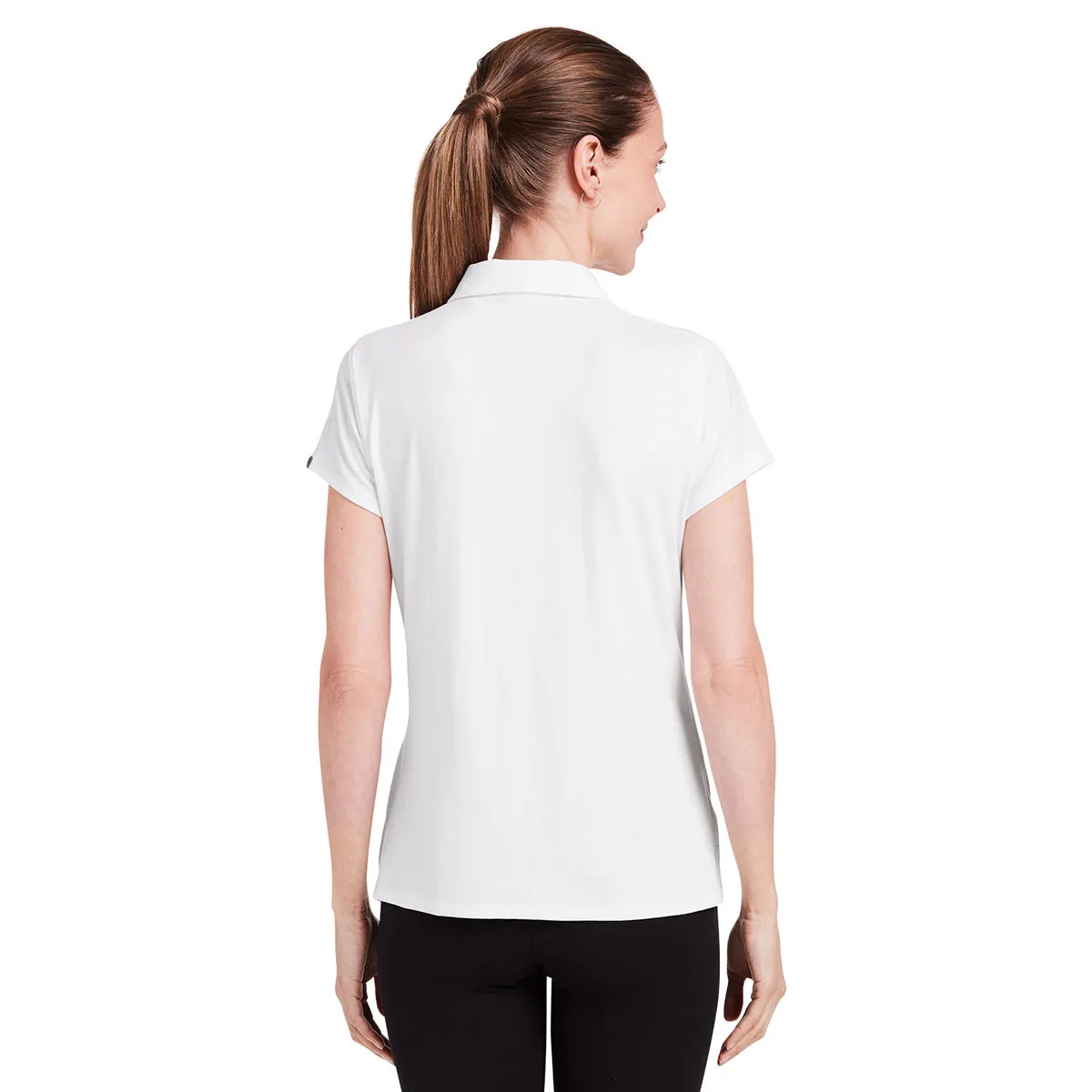tasc Women's White Air Lightweight Polo sold by Merchology product image thumbnail 5
