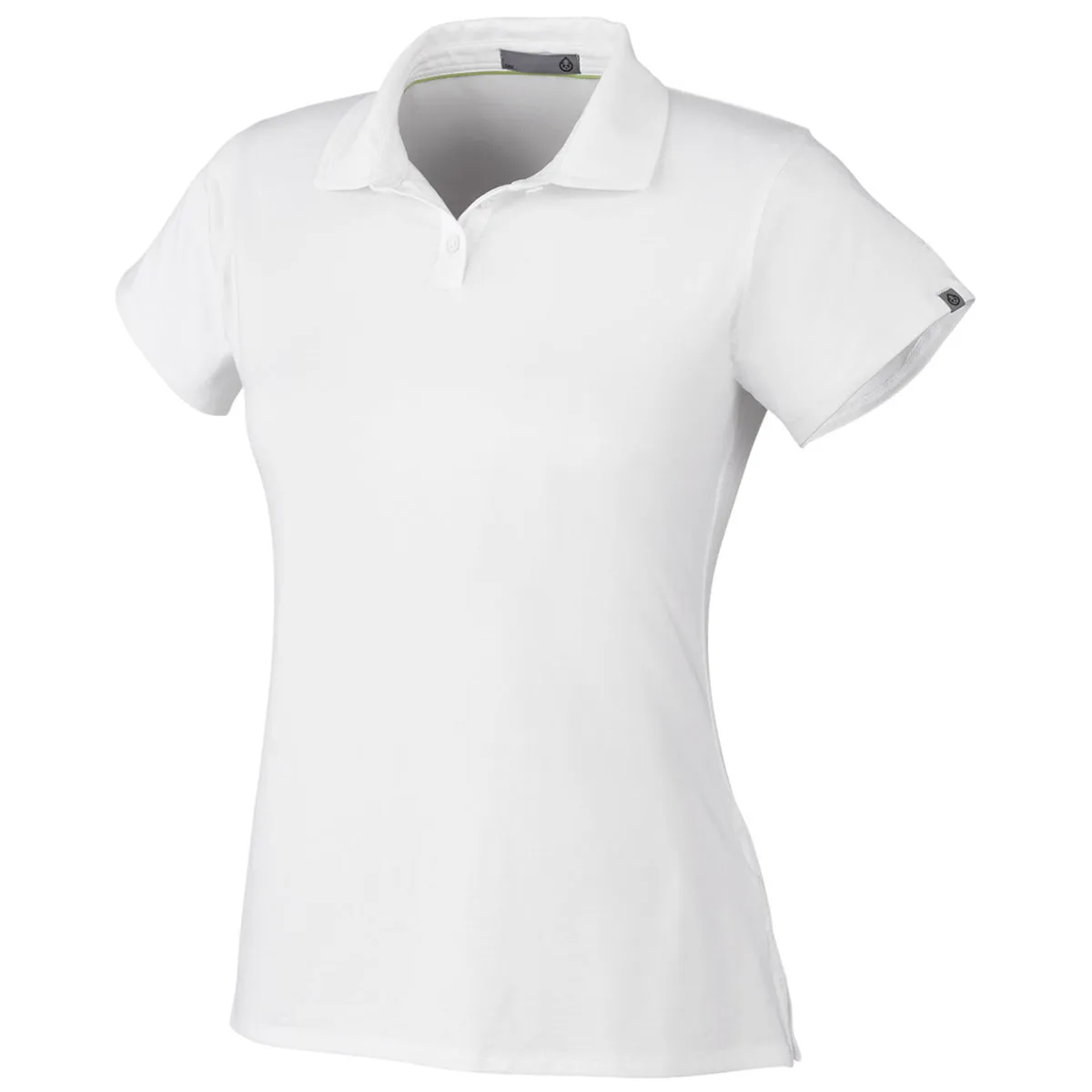tasc Women's White Air Lightweight Polo sold by Merchology product image thumbnail 3