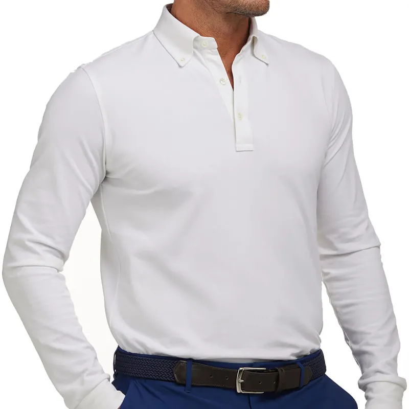 Holderness & Bourne Men's White The Burton Shirt made by Merchology