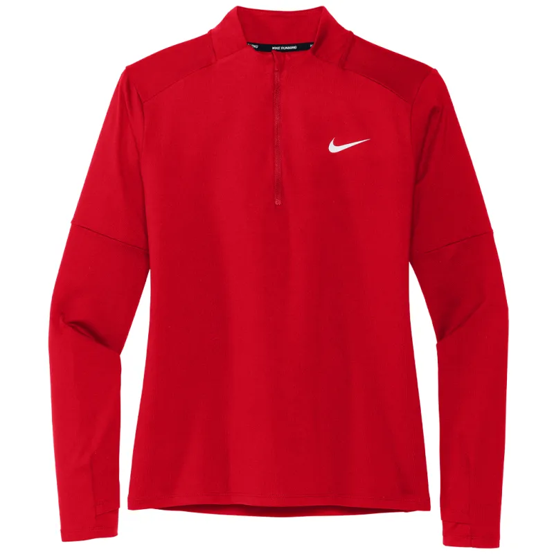 Nike Women's Scarlet Dri-FIT Element 1/2 Zip Top made by Nike