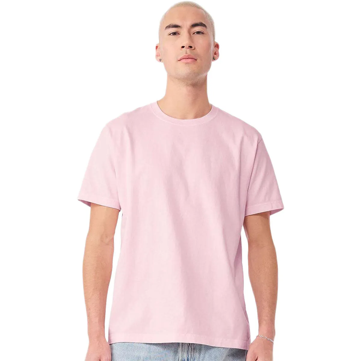 Bella + Canvas Unisex Pink Heavyweight Garment-Dyed Tee sold by Merchology product image thumbnail 3