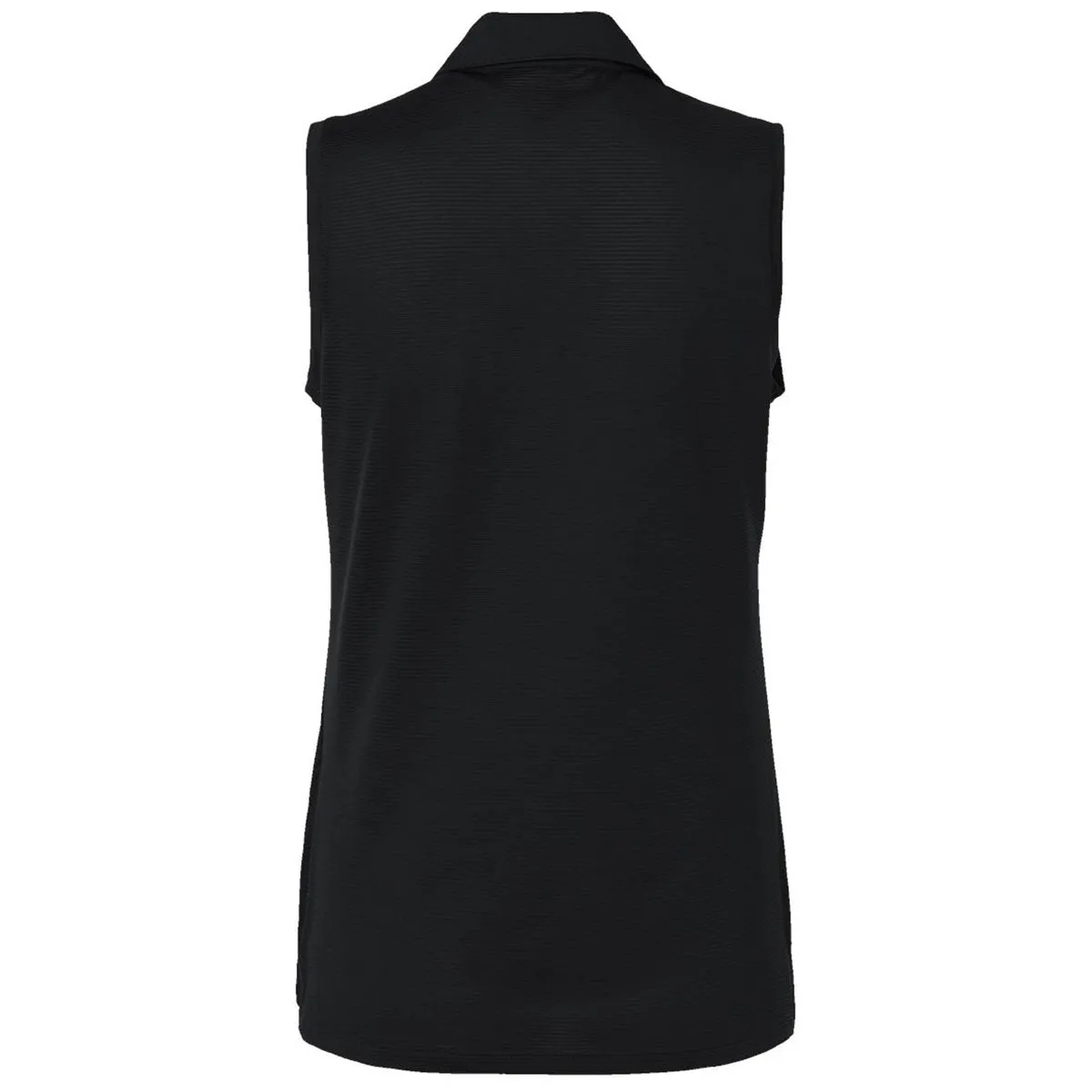 Adidas Women's Black Ottoman Sleeveless Polo sold by Merchology product image thumbnail 2
