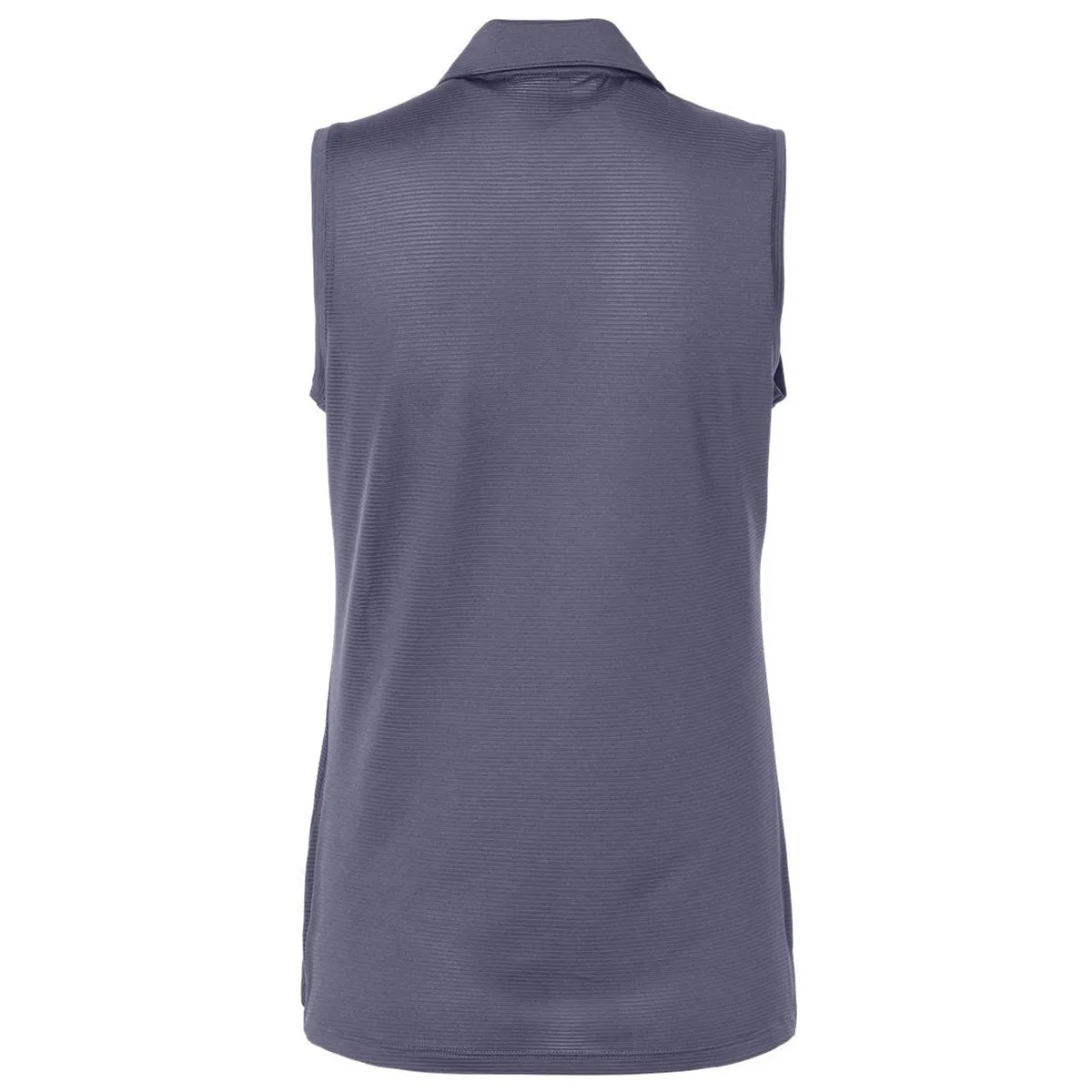 Adidas Women's Preloved Violet Ottoman Sleeveless Polo sold by Merchology product image thumbnail 2