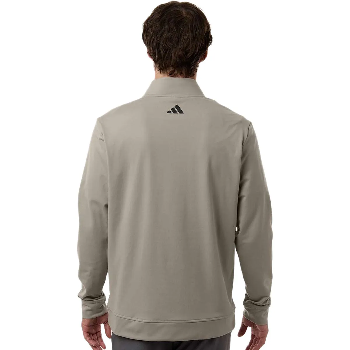 Adidas Men's Putty Beige Ultimate365 Classic Quarter-Zip Pullover sold by Merchology product image thumbnail 4