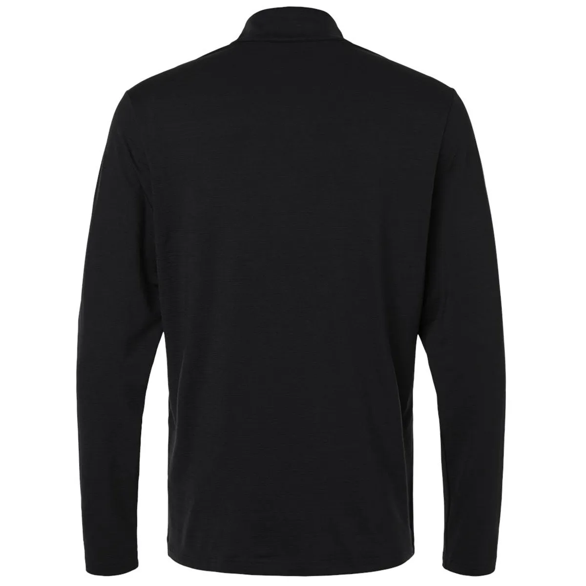 Adidas Men's Black Textured Stripe Quarter-Zip Pullover sold by Merchology product image thumbnail 2