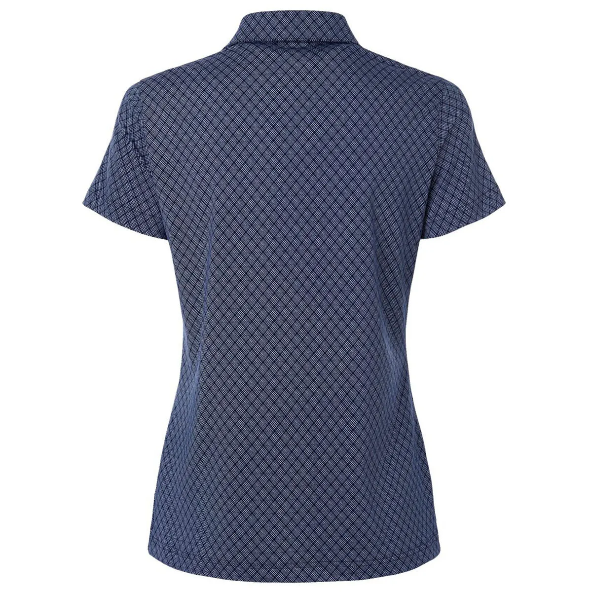 Adidas Women's Collegiate Navy 4-Way Stretch Printed Polo sold by Merchology product image thumbnail 2