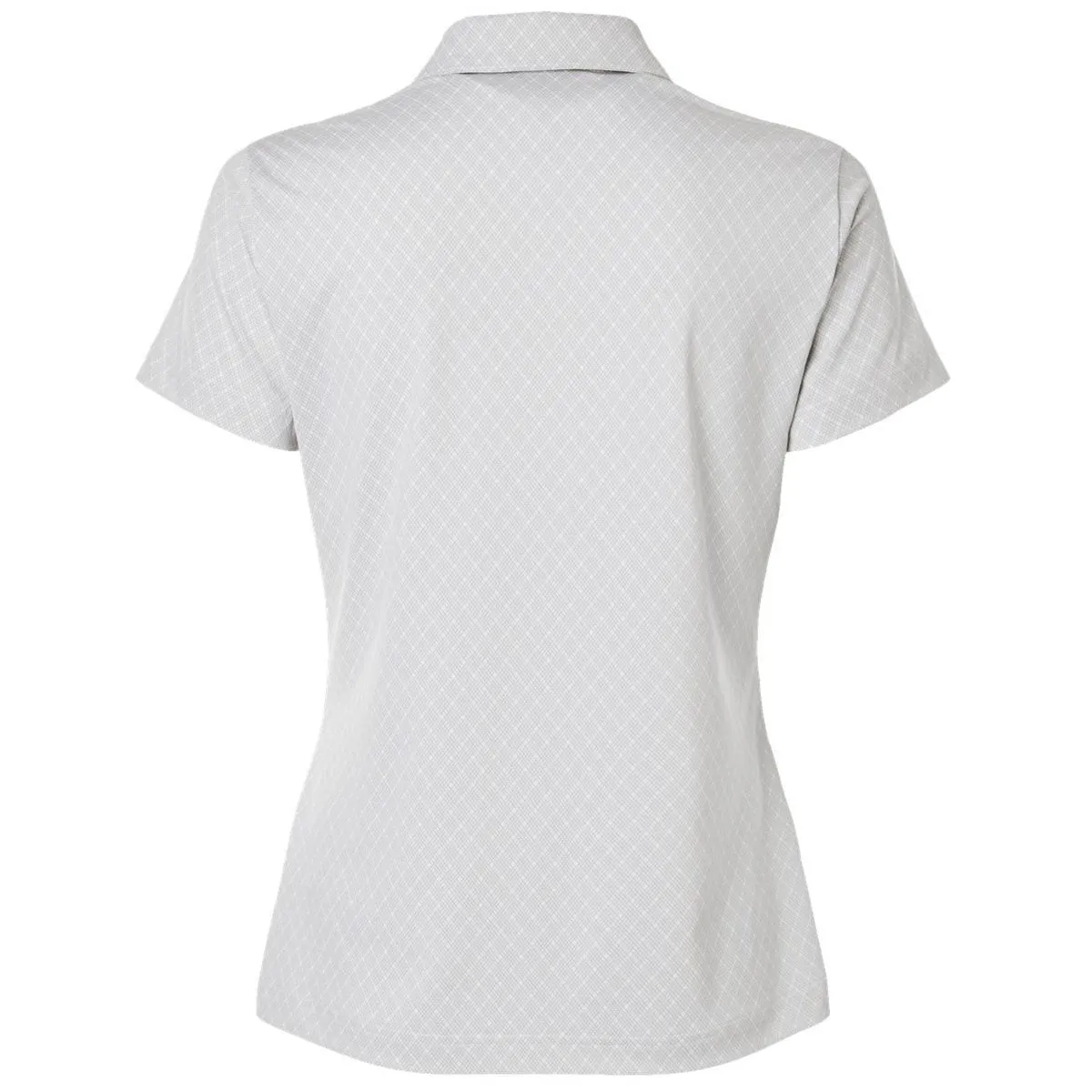 Adidas Women's White 4-Way Stretch Printed Polo sold by Merchology product image thumbnail 2