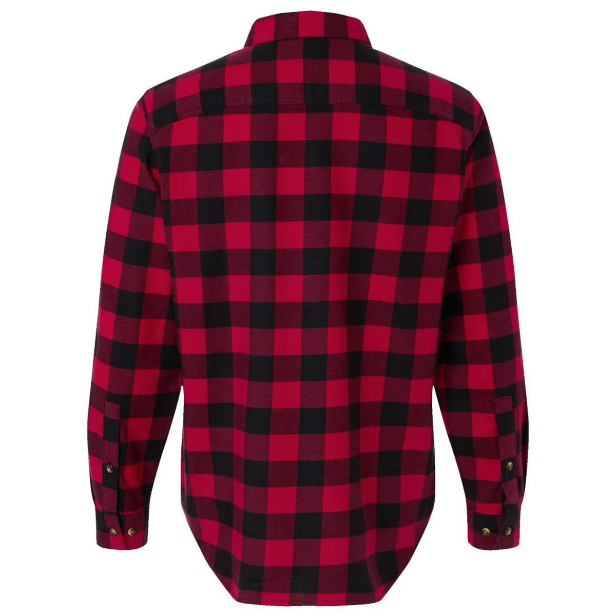 Columbia Men's Mountain Red Buffalo Check Cornell Woods Flannel Shirt sold by Merchology product image thumbnail 2