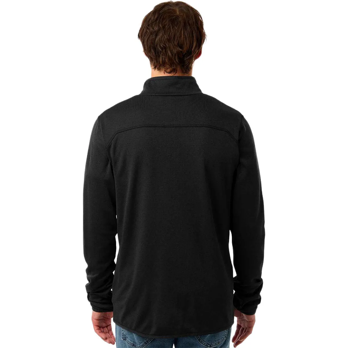 Columbia Men's Black Essential Hike Grid Fleece Full-Zip sold by Merchology product image thumbnail 4