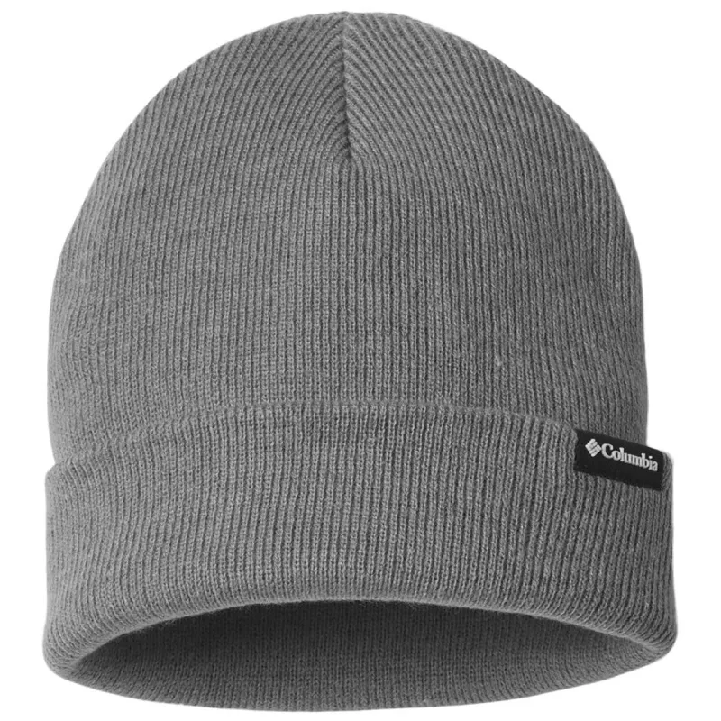 Columbia City Grey Heather City Trek Heavyweight Beanie made by Columbia