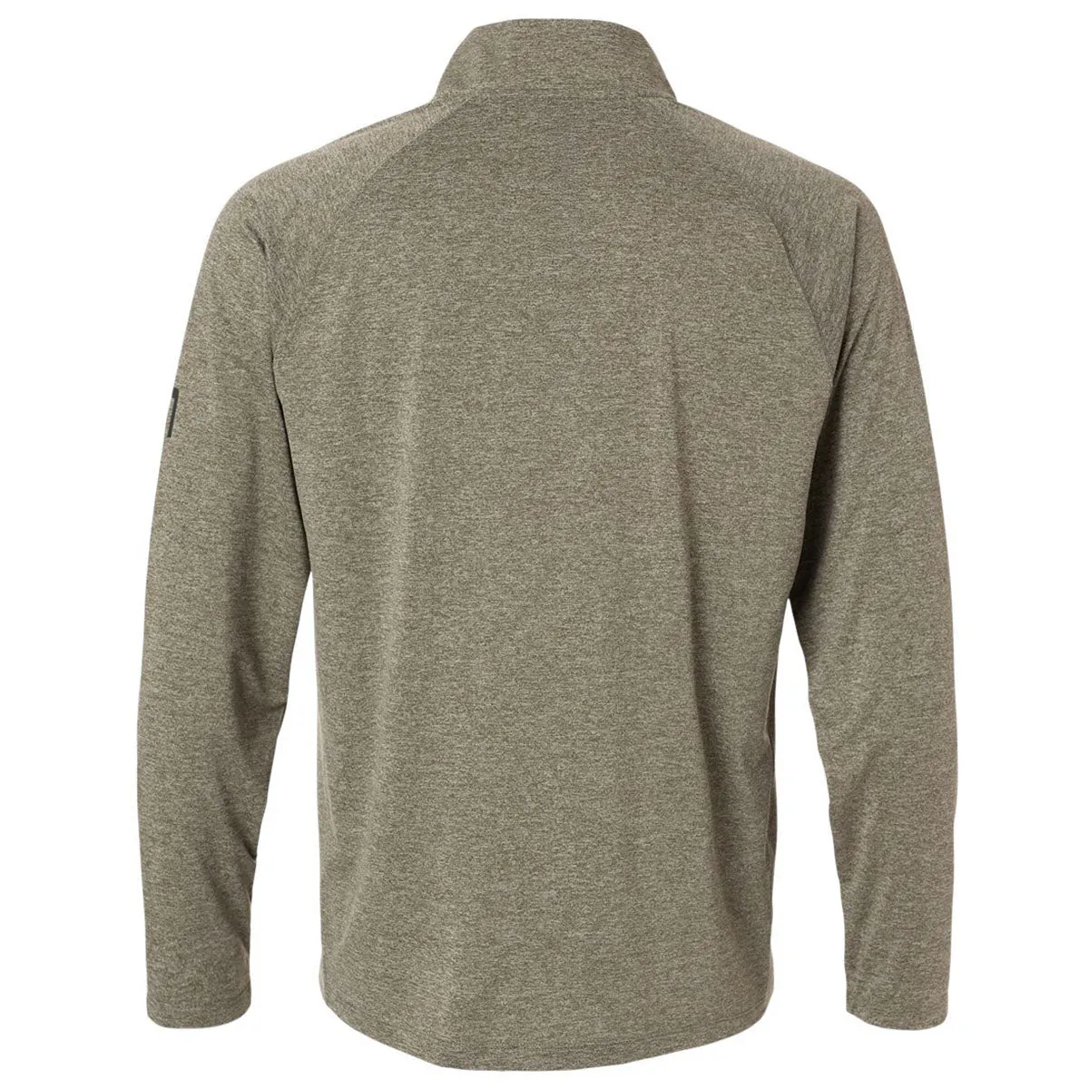 HUK Men's Heather Moss Airweight Heather Quarter-Zip Pullover sold by Merchology product image thumbnail 2