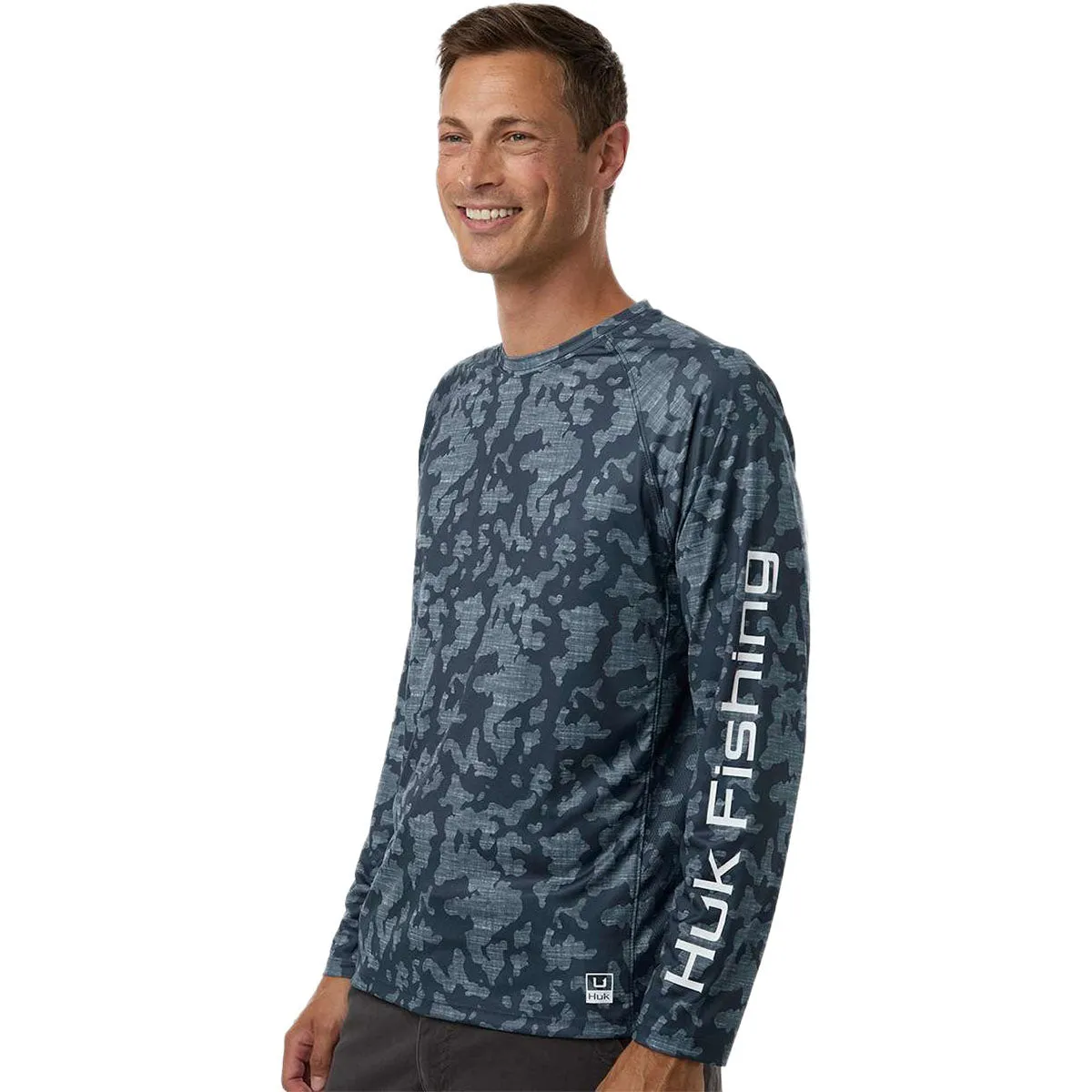 HUK Men's Sargasso Sea LoPro Running Lakes Long Sleeve T-Shirt sold by Merchology product image thumbnail 5