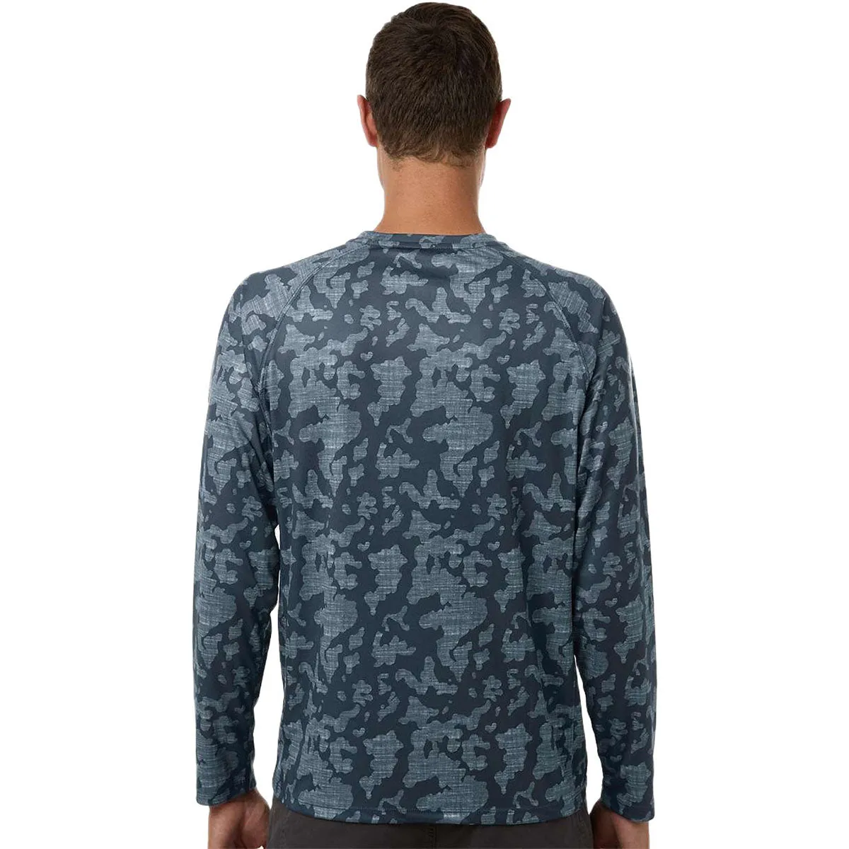 HUK Men's Sargasso Sea LoPro Running Lakes Long Sleeve T-Shirt sold by Merchology product image thumbnail 4