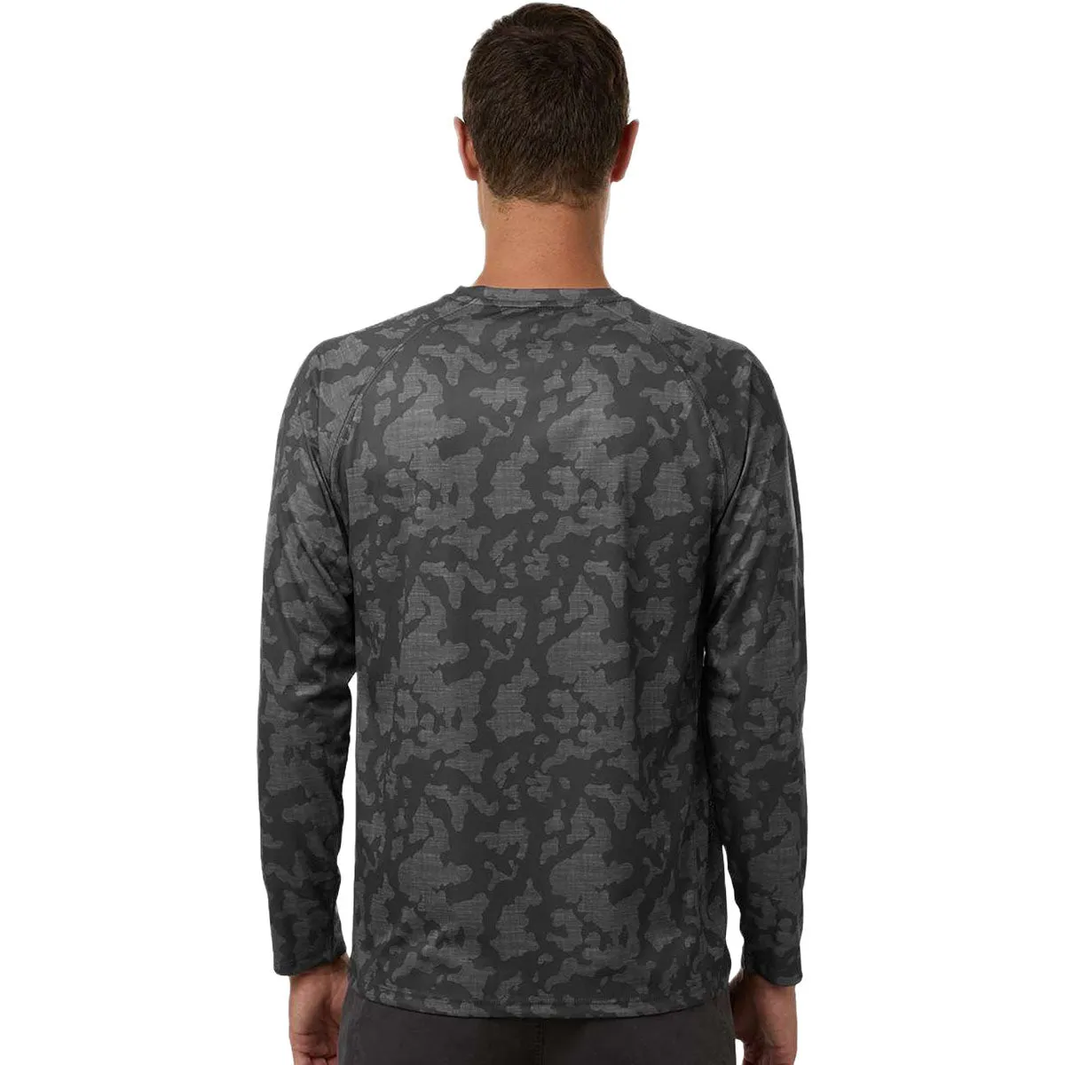 HUK Men's Volcanic Ash LoPro Running Lakes Long Sleeve T-Shirt sold by Merchology product image thumbnail 4