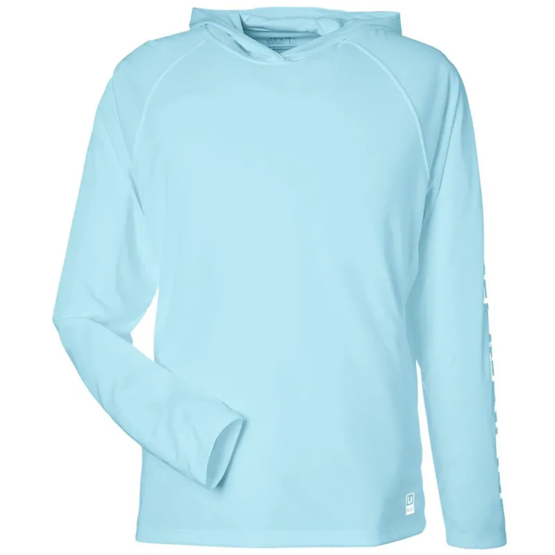 HUK Men's Island Paradise LoPro Pursuit Long Sleeve Hooded T-Shirt sold by Merchology