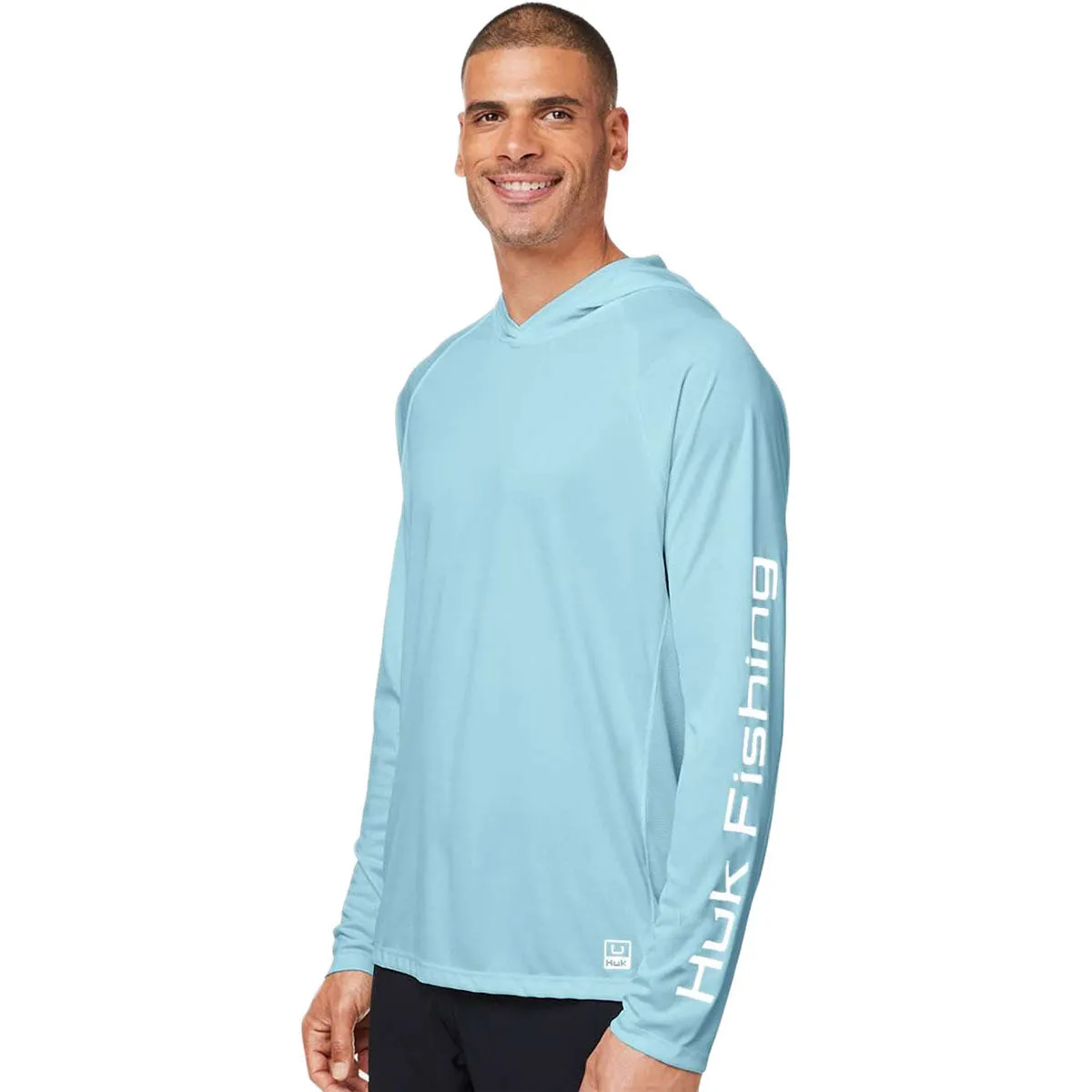 HUK Men's Island Paradise LoPro Pursuit Long Sleeve Hooded T-Shirt sold by Merchology product image thumbnail 5