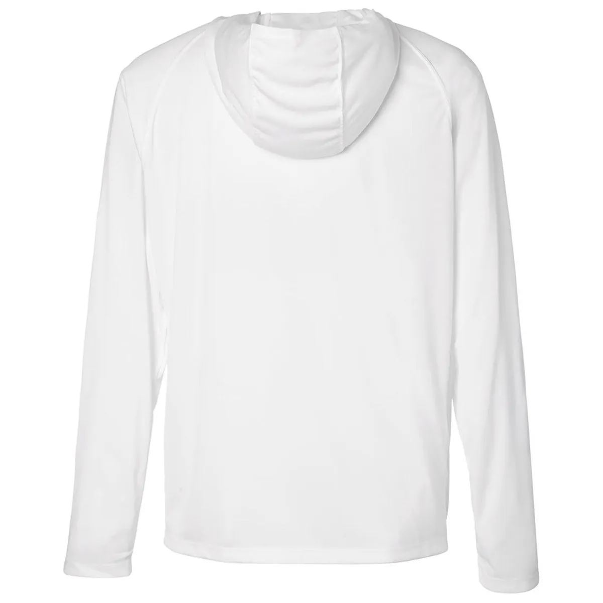 HUK Men's White LoPro Pursuit Long Sleeve Hooded T-Shirt sold by Merchology product image thumbnail 2