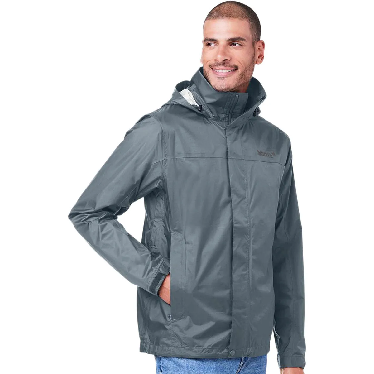 Marmot Men's Steel Onyx PreCip Eco Packable Rain Jacket sold by Merchology product image thumbnail 5