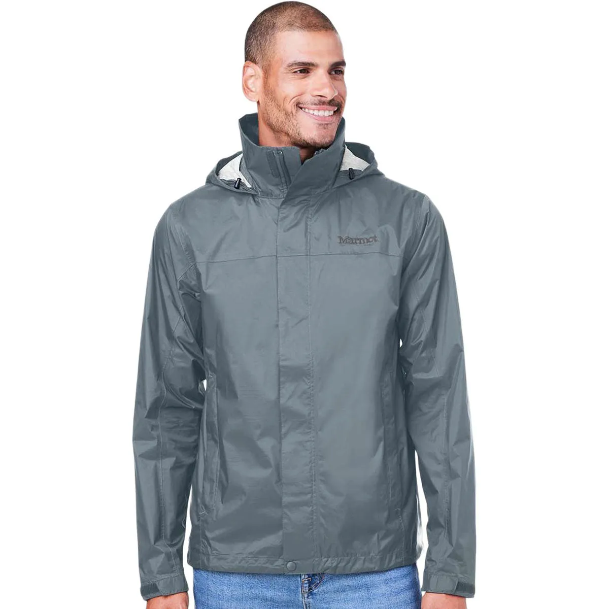 Marmot Men's Steel Onyx PreCip Eco Packable Rain Jacket sold by Merchology product image thumbnail 3