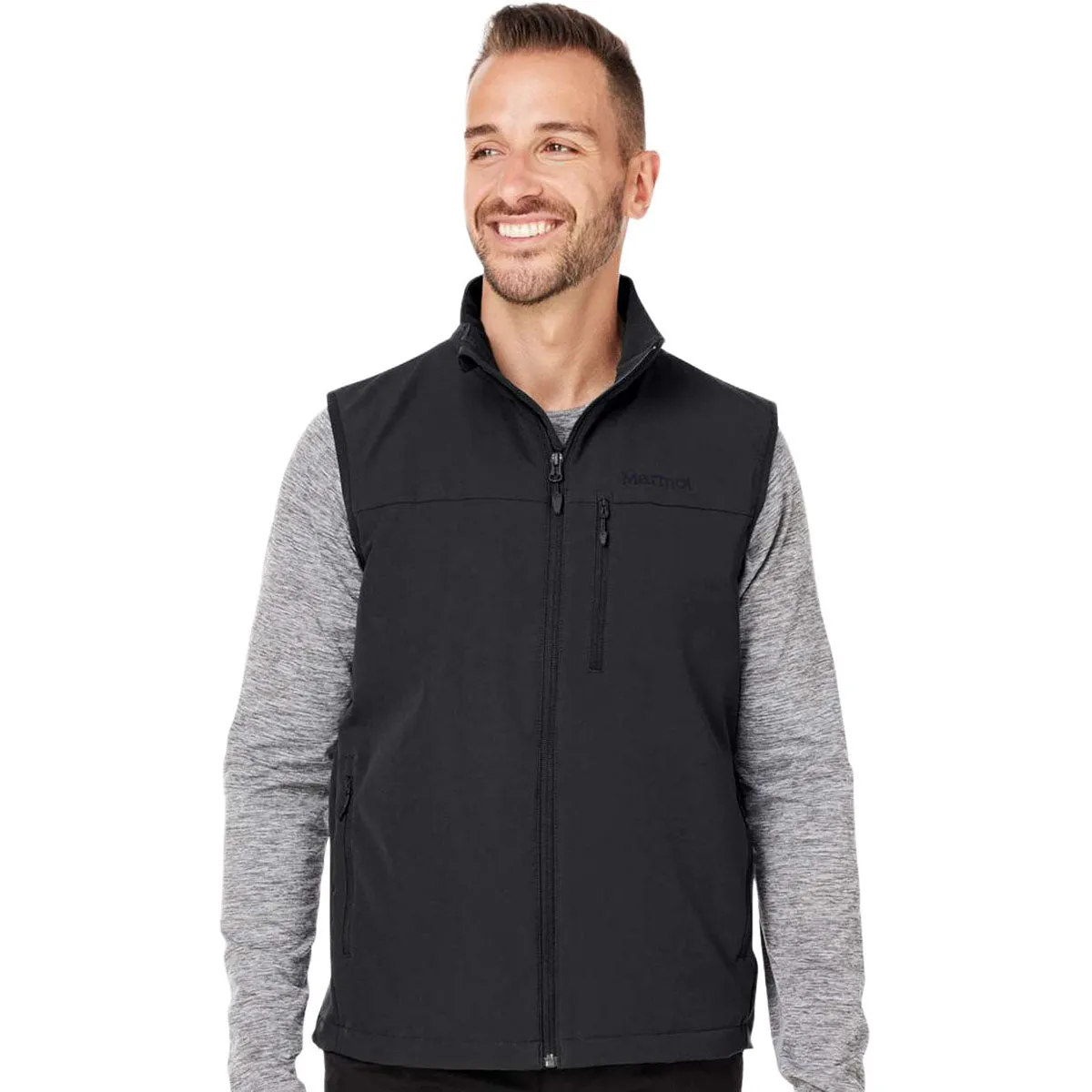 Marmot Men's Black Tempo Vest sold by Merchology product image thumbnail 3