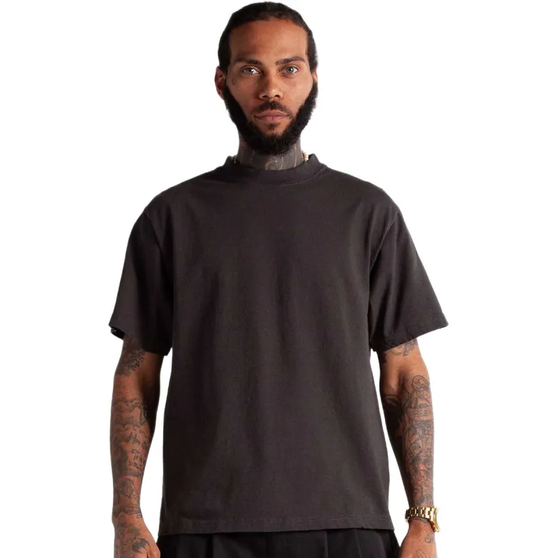 Shaka Wear Unisex Off Black Max Heavyweight Cropped T-Shirt made by Merchology