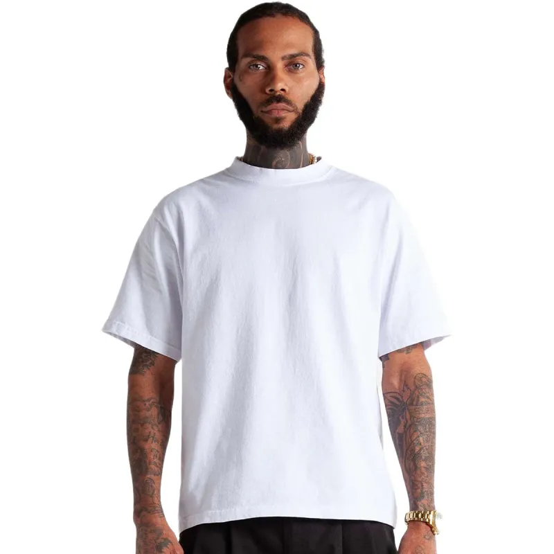 Shaka Wear Unisex White Max Heavyweight Cropped T-Shirt made by Merchology