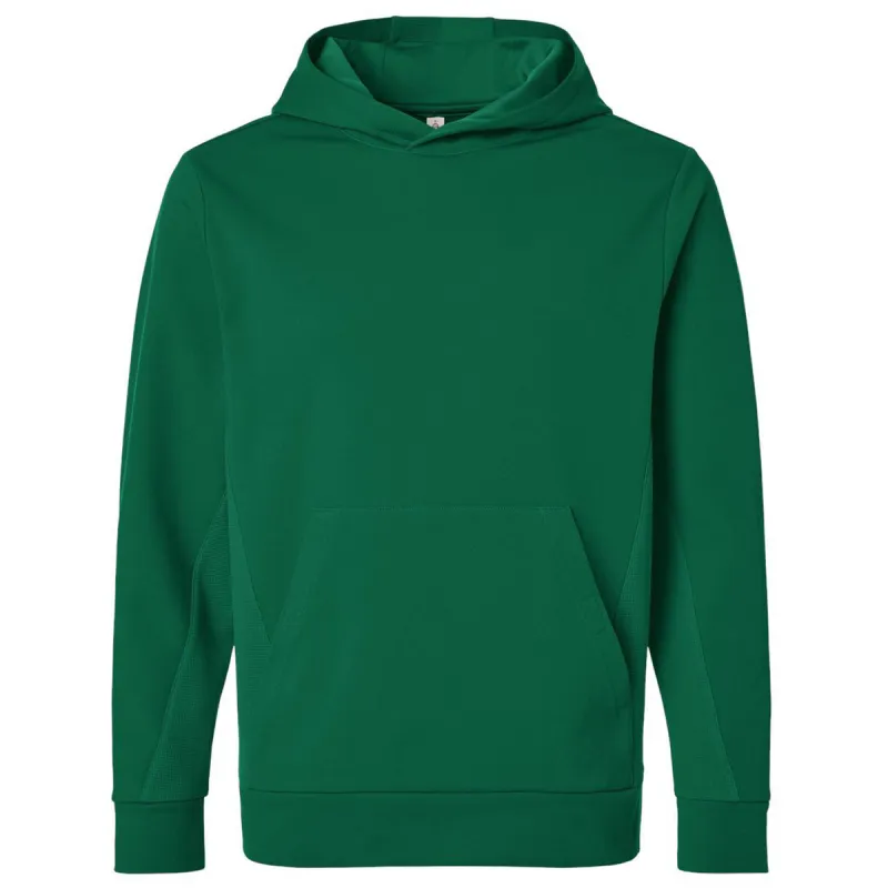 Team 365 Unisex Sport Forest Squad Hooded Tech Fleece Pullover made by Merchology