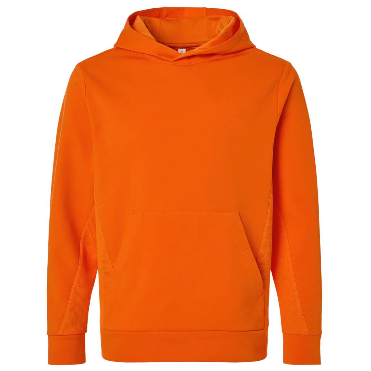Team 365 Unisex Sport Orange Squad Hooded Tech Fleece Pullover sold by Merchology