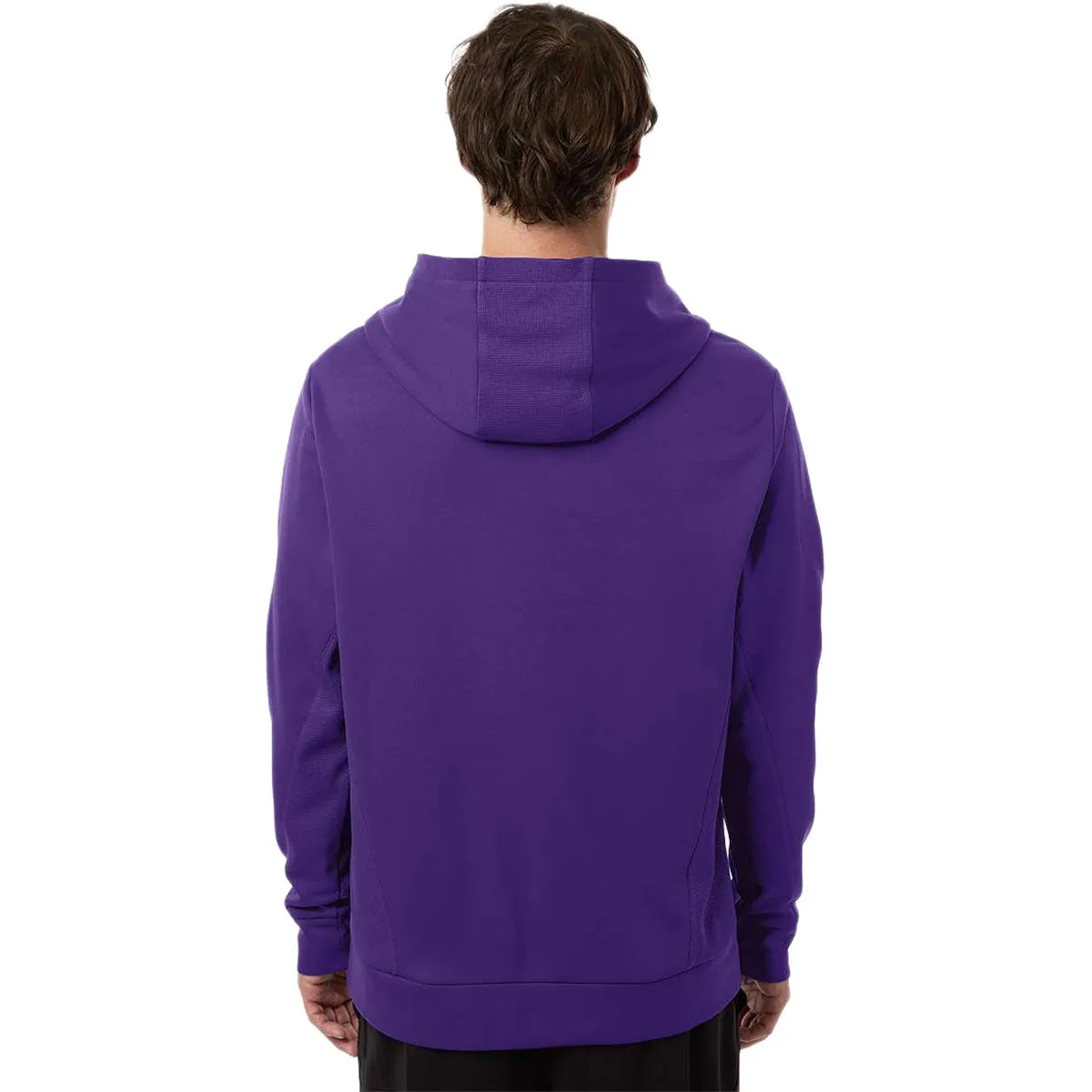 Team 365 Unisex Sport Purple Squad Hooded Tech Fleece Pullover sold by Merchology product image thumbnail 4
