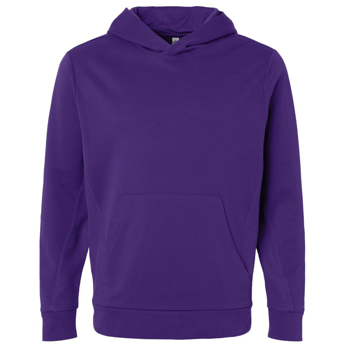 Team 365 Unisex Sport Purple Squad Hooded Tech Fleece Pullover sold by Merchology