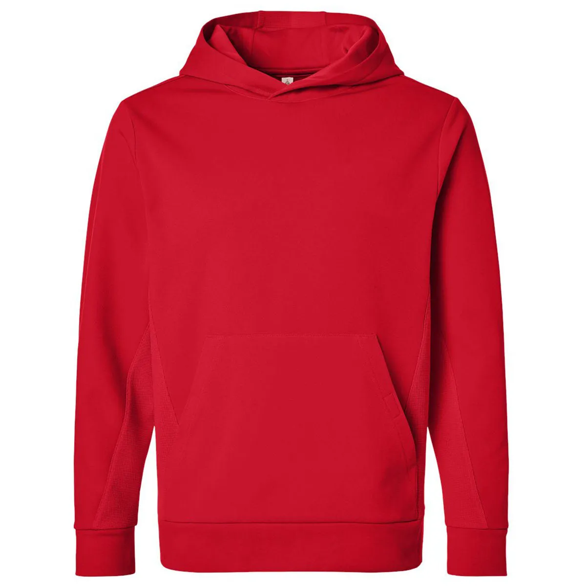 Team 365 Unisex Sport Red Squad Hooded Tech Fleece Pullover sold by Merchology