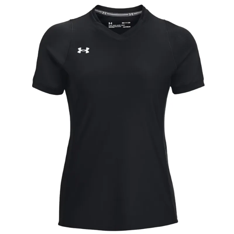 Under Armour Women's Black Powerhouse 2.0 Volleyball Short Sleeve Jersey made by Under Armour