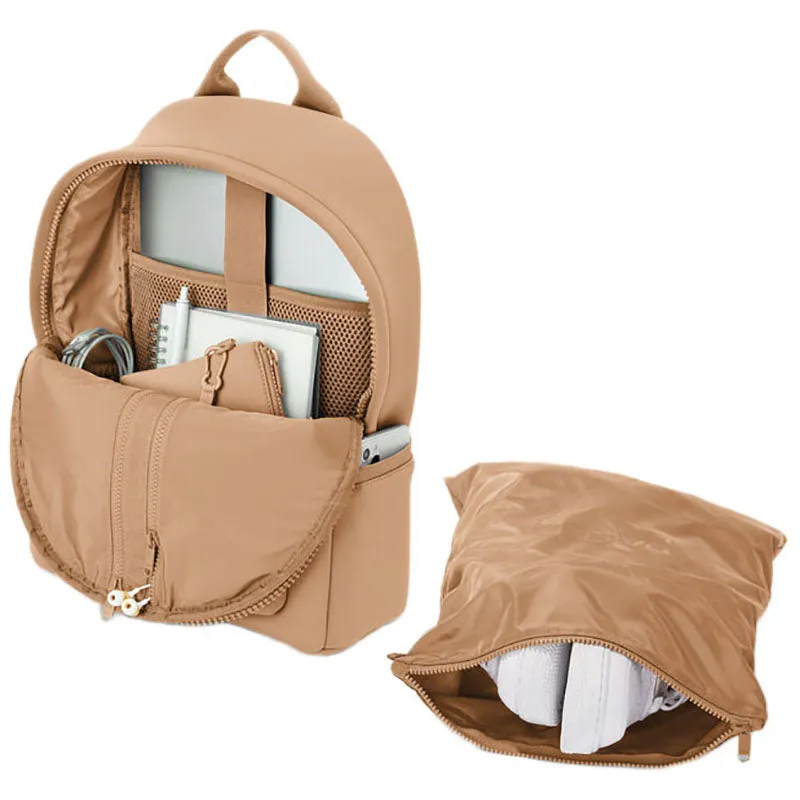 Dagne Dover Camel Dakota Neoprene Backpack - Medium sold by Merchology product image thumbnail 5