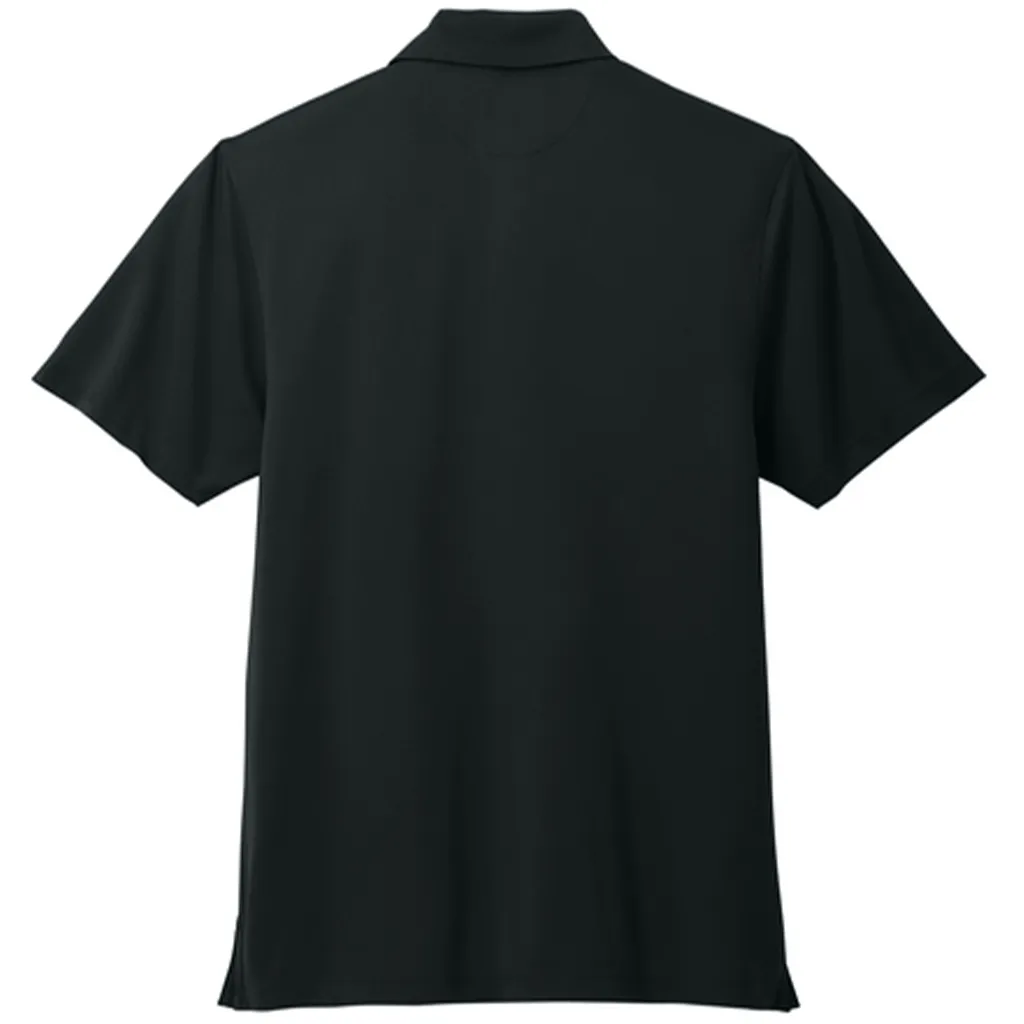 Brooks Brothers Men's Deep Black Mesh Pique Performance Polo sold by Merchology product image thumbnail 2