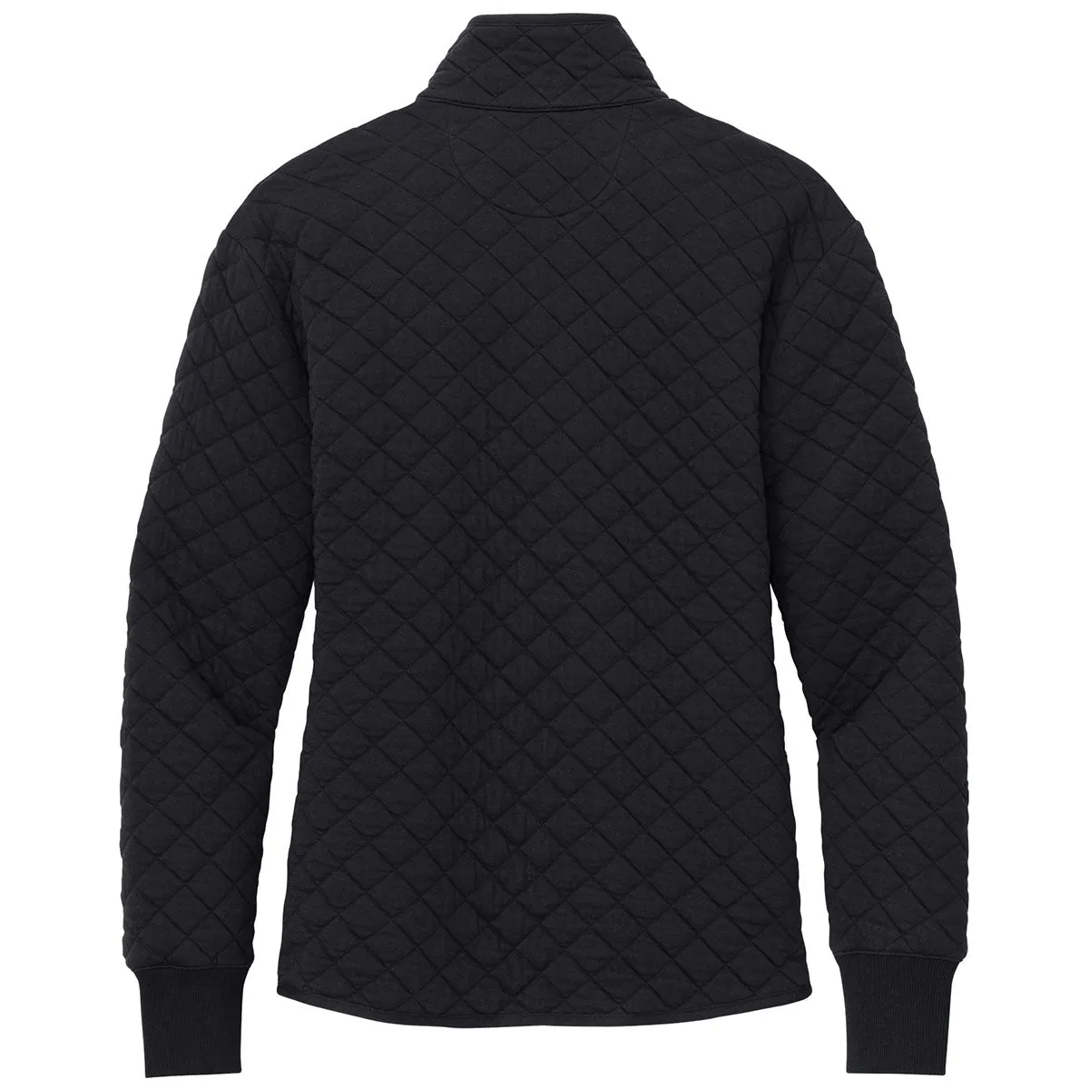 Brooks Brothers Women's Deep Black Diamond Quilt Full-Zip sold by Merchology product image thumbnail 2