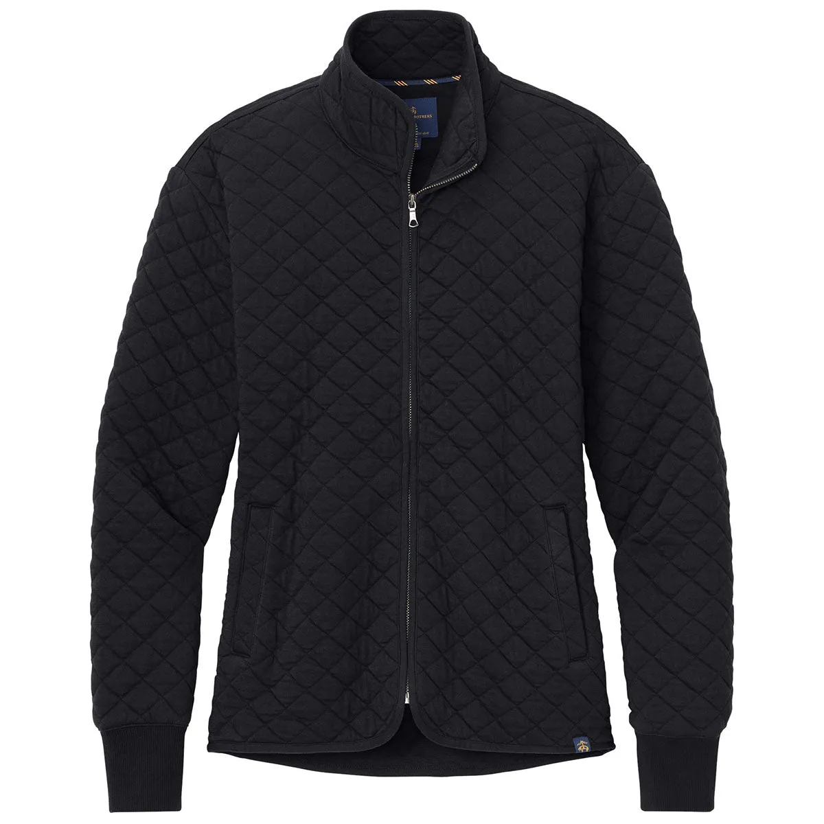 Brooks Brothers Women's Deep Black Diamond Quilt Full-Zip sold by Merchology