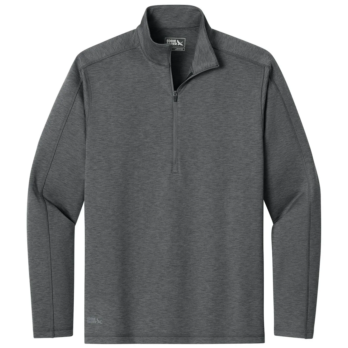 Eddie Bauer Men's Metal Grey Heather Adventurer 1/4-Zip sold by Merchology