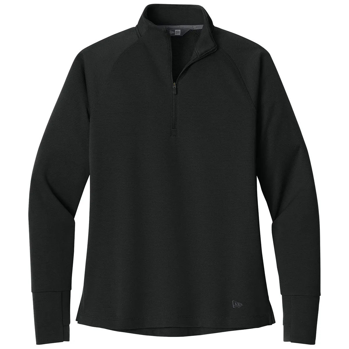 New Era Women's Black Stand Out 1/4-Zip sold by Merchology