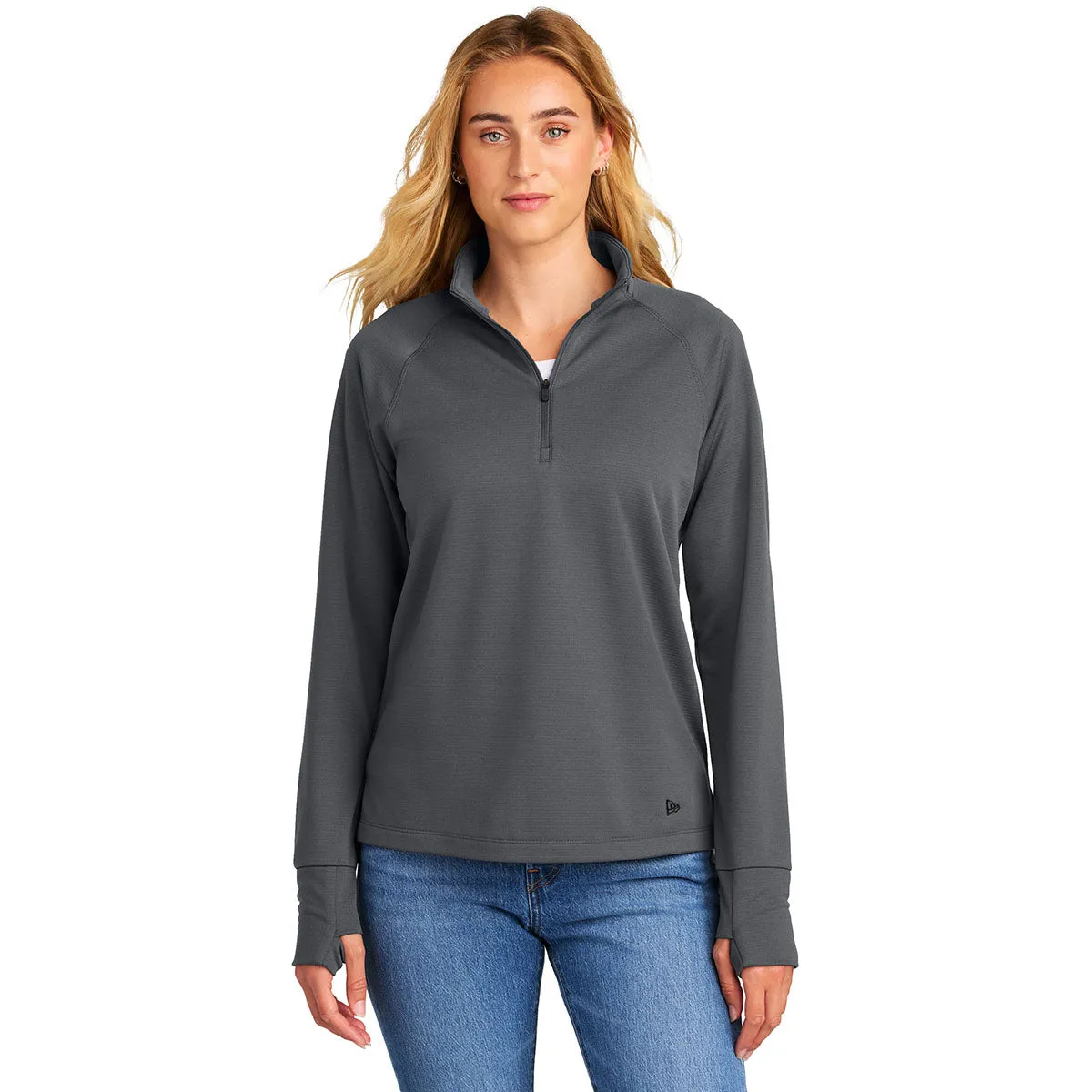 New Era Women's Graphite Stand Out 1/4-Zip sold by Merchology product image thumbnail 3