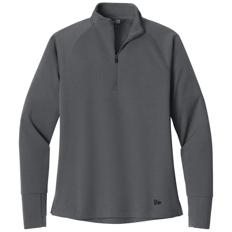 New Era Women's Graphite Stand Out 1/4-Zip made by New Era